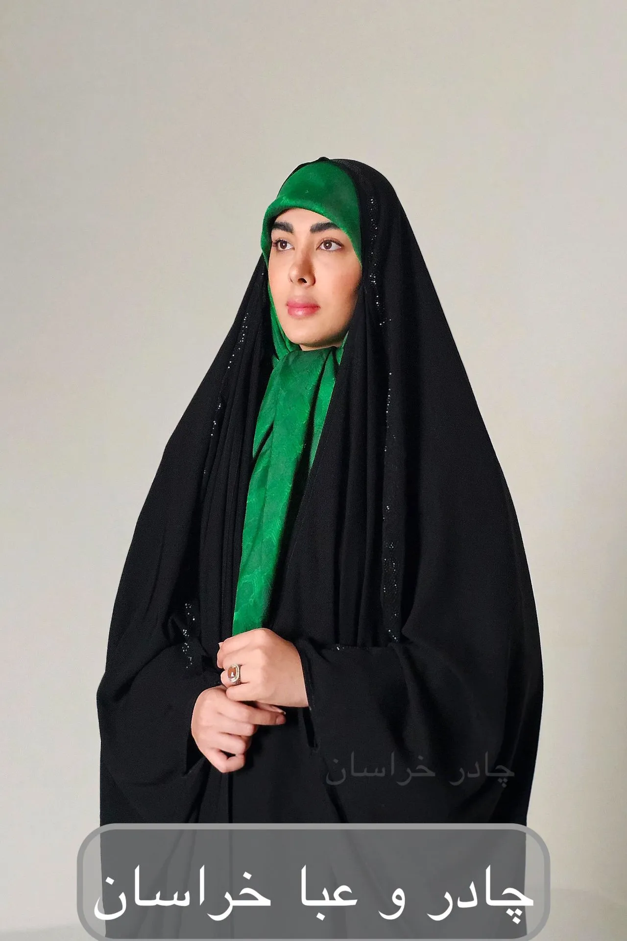 جده  حریراسود(کرپ 1)  نگین طرح 1 (150)