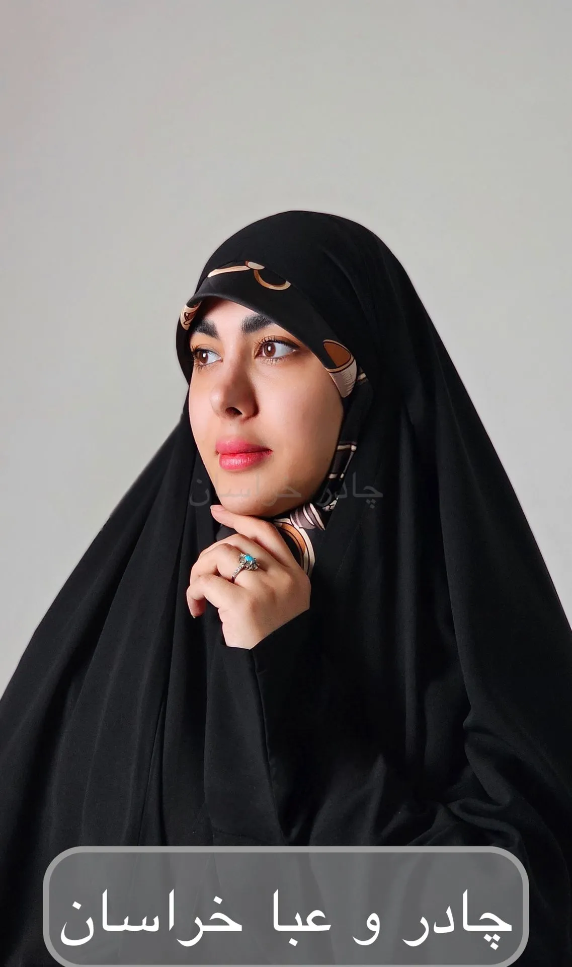 لبنانی  حجاب(کرپ VIP)  ساده